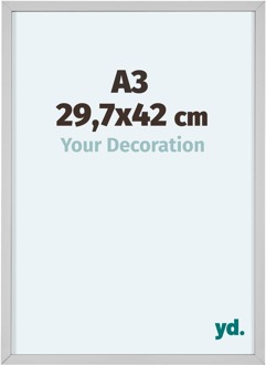 Fotolijst 29,7x42 cm - Wit - Aluminium - Virginia - 29.7x42 cm