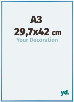 Fotolijst 29,7x42cm A3 Staal Blauw Aluminium Austin - 29.7x42 cm