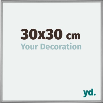 Fotolijst 30x30 cm - Platina - Aluminium - Kent