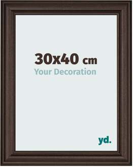 Fotolijst 30x40 cm - Eiken Donker - MDF - Lazio