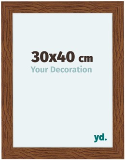 Fotolijst 30x40 cm - Eiken Rustiek - MDF - Como