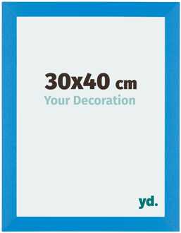Fotolijst 30x40 cm - Helder Blauw - MDF - Mura