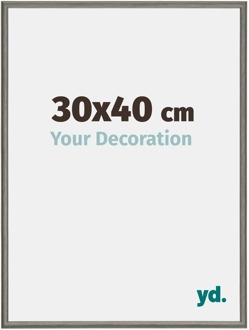 Fotolijst 30x40 cm - Mercury Structuur - Aluminium - New York