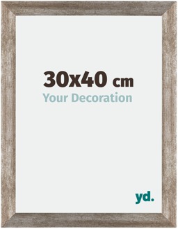 Fotolijst 30x40 cm - Metaal Vintage - MDF - Mura