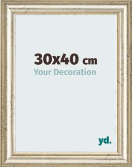 Fotolijst 30x40 cm - Metaalglans - MDF - Lazio