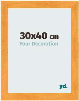 Fotolijst 30x40 cm - Oranje - MDF - Pisa