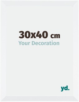 Fotolijst 30x40 cm - Wit Mat - MDF - Catania