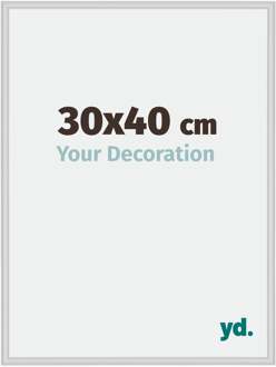 Fotolijst 30x40 cm - Zilver Mat - Aluminium - Miami