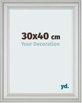 Fotolijst 30x40 cm - Zilver Mat - MDF - Lazio