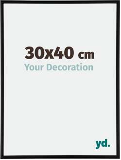 Fotolijst 30x40 cm - Zwart Mat - Aluminium - Aurora