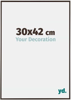 Fotolijst 30x42 cm - Antraciet - Kunststof - Evry