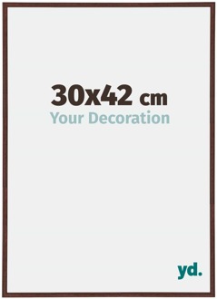 Fotolijst 30x42 cm - Bruin - Kunststof - Annecy