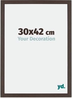 Fotolijst 30x42 cm - Eiken Donker - MDF - Mura