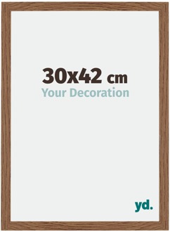 Fotolijst 30x42 cm - Eiken Rustiek - MDF - Mura