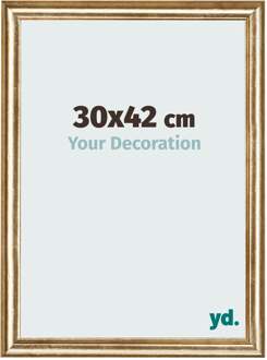 Fotolijst 30x42 cm - Goud Antiek - MDF - Lazio