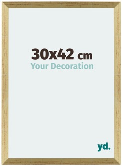 Fotolijst 30x42 cm - Goud Glans - MDF - Mura