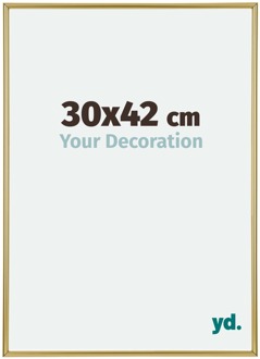 Fotolijst 30x42 cm - Goud - Kunststof - Annecy