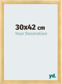 Fotolijst 30x42 cm - Goud Mat - MDF - Pisa