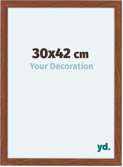 Fotolijst 30x42 cm - Walnoot - MDF - Como