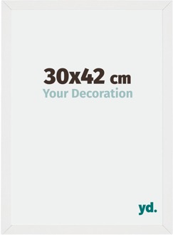 Fotolijst 30x42 cm - Wit Hoogglans - MDF - Mura