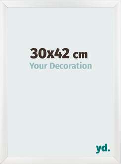 Fotolijst 30x42 cm - Wit Hoogglans - MDF - Pisa