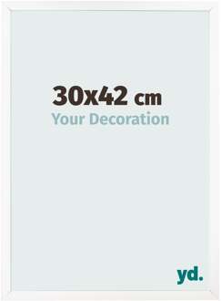 Fotolijst 30x42 cm - Wit Mat - MDF - Bologna