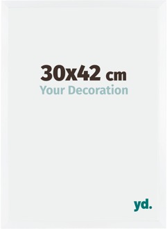 Fotolijst 30x42 cm - Wit Mat - MDF - Catania