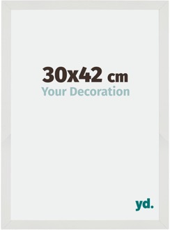 Fotolijst 30x42 cm - Wit Mat - MDF - Mura