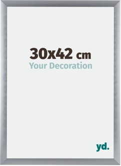 Fotolijst 30x42 cm - Zilver Geborsteld - Aluminium - Tucson