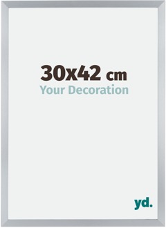 Fotolijst 30x42 cm - Zilver Glans - MDF - Catania