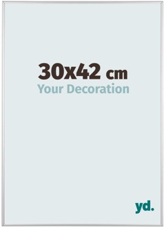 Fotolijst 30x42 cm - Zilver Mat - Aluminium - Kent