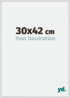 Fotolijst 30x42 cm - Zilver Mat - Aluminium - Miami