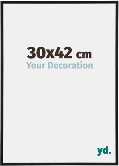 Fotolijst 30x42 cm - Zwart Mat - Kunststof - Antony