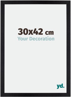 Fotolijst 30x42 cm - Zwart Mat - MDF - Mura