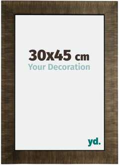 Fotolijst 30x45 cm - Champagne Geborsteld - Hout - Leeds