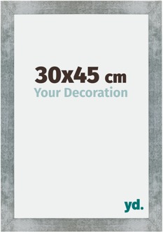 Fotolijst 30x45 cm - IJzer Geveegd - MDF - Mura