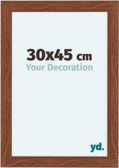 Fotolijst 30x45 cm - Walnoot - MDF - Como