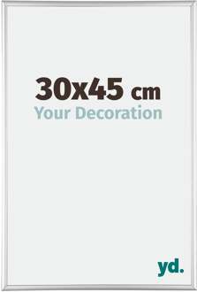 Fotolijst 30x45 cm - Zilver Glanzend - Aluminium - Austin