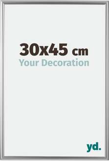 Fotolijst 30x45 cm - Zilver - Kunststof - Bordeaux