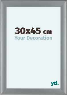 Fotolijst 30x45 cm - Zilver Mat - MDF - Como