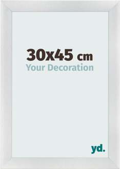 Fotolijst 30x45 cm - Zilver Mat - MDF - Pisa