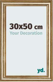 Fotolijst 30x50 cm - Goud Antiek - MDF - Lazio