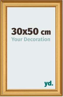 Fotolijst 30x50 cm - Goud Mat - MDF - Lazio