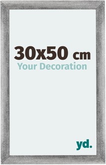 Fotolijst 30x50 cm - Grijs Geveegd - MDF - Mura