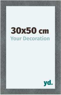 Fotolijst 30x50 cm - IJzer Geveegd - MDF - Como