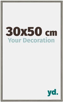 Fotolijst 30x50 cm - Mercury Structuur - Aluminium - New York