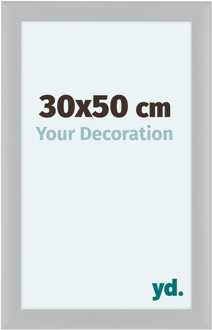 Fotolijst 30x50 cm - Wit Hoogglans - MDF - Como