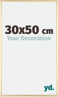 Fotolijst 30x50cm Goud Glans Aluminium Austin - 30x50 cm