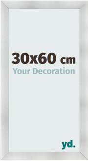 Fotolijst 30x60 cm - Aluminium Geborsteld - MDF - Pisa