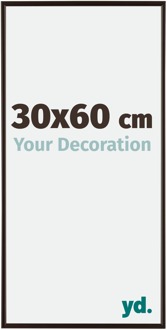 Fotolijst 30x60 cm - Antraciet - Kunststof - Evry